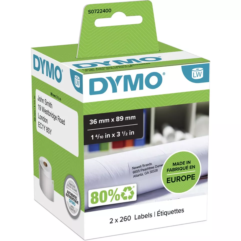 DYMO LabelWriter Labels 89 x 36 mm...