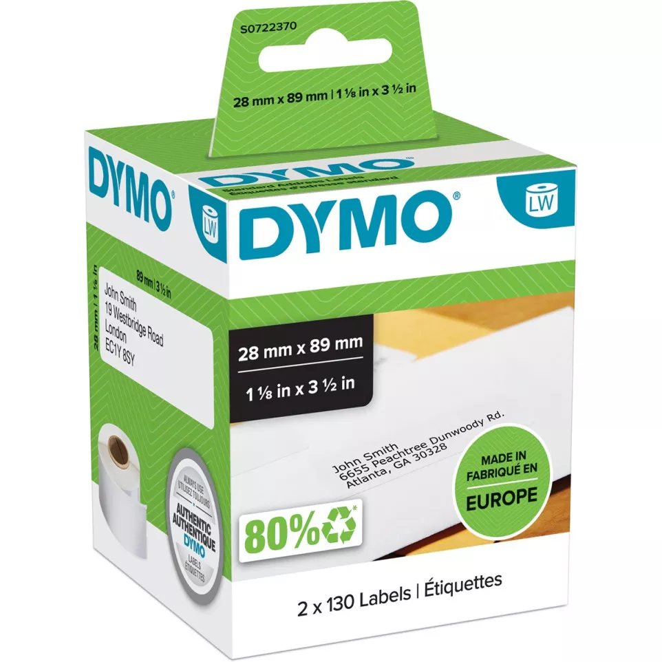 DYMO LabelWriter Labels 89 x 28 mm...