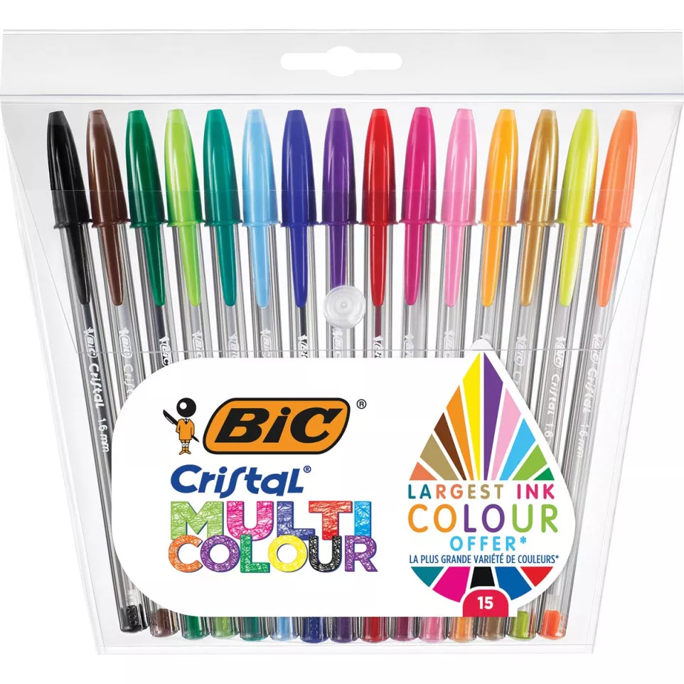 Bic stylo bille Cristal Multicolour,...