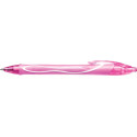 BIC Gel-ocity Quick Dry Retractable Gel Pen, Pink