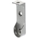 Support de barre penderie ovale sous étagère 30x15mm nickelé / pce
