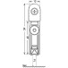 CCE SQUAD automatische plint 1240 930mm / pce