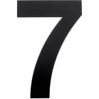 Chiffre plat 155mm noir...
