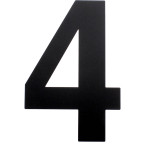 Chiffre plat 155mm noir...