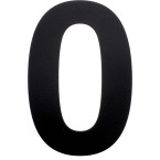 Chiffre plat 155mm noir...