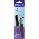 Pelikan Twist stylo plume, sous blister, noir