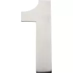 Brushed Stainless Steel Flat Number 1 155mm per piece