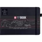 Sakura Sketch & Note Book, 140 gsm, A5, black cover, 80 sheets