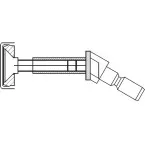 Mounting Bracket 150.55.3, 45°, single-side installation, 55-85mm, RAL7039 / pc