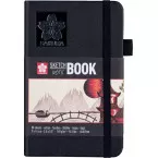 Sakura schetsboek, 140 g/m², ft 9 x 14 cm, wit, 80 vel