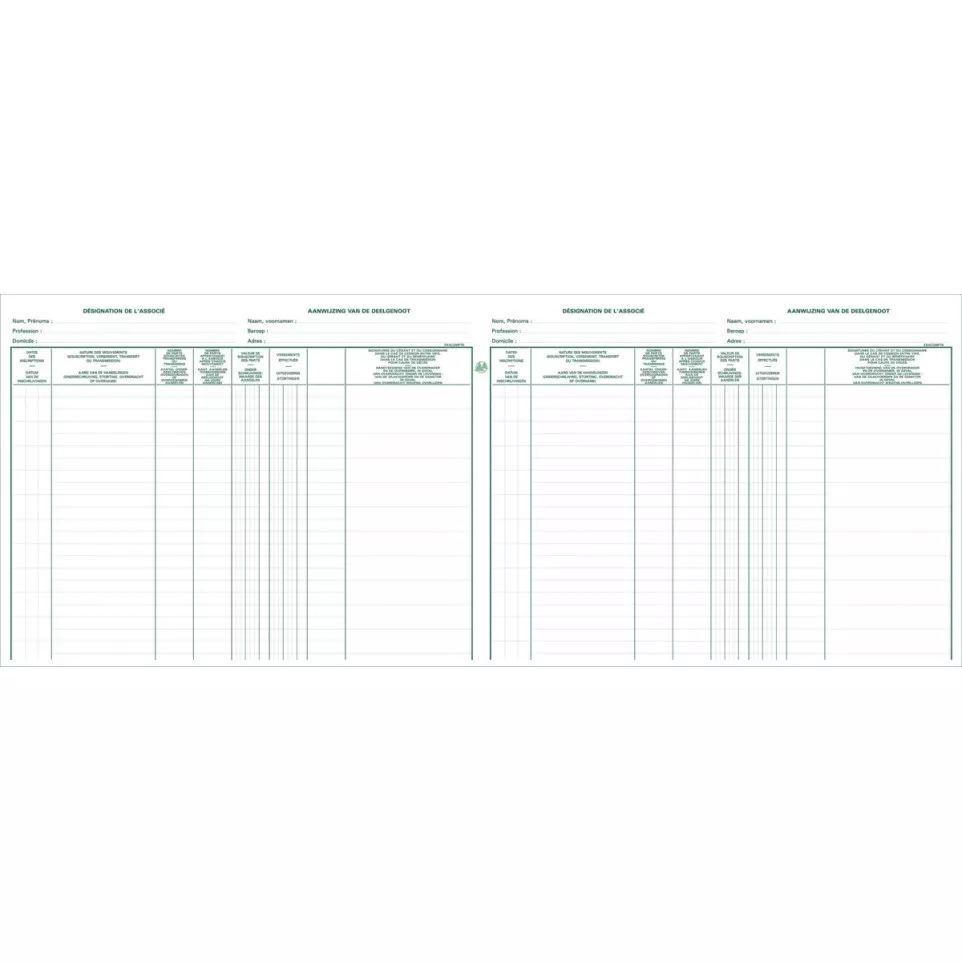 Exacompta Shareholders Register...