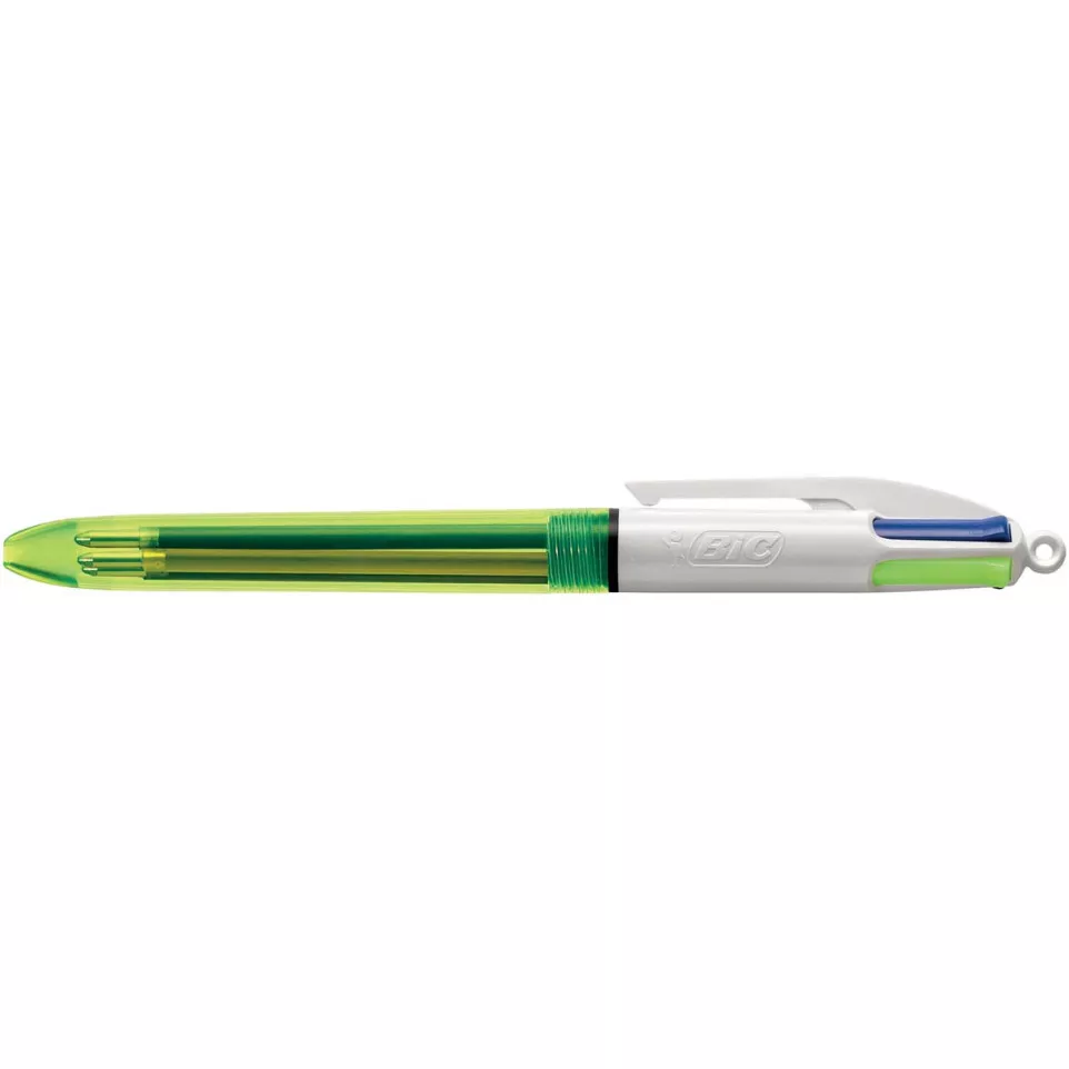 Bic Colours Fluo 4-kleurenbalpen,...