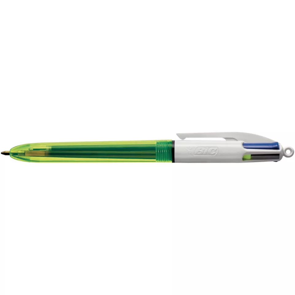 Bic Colours Fluo 4-kleurenbalpen,...