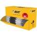 Bic balpen Atlantis Classic zwart, doos 30 + 6 gratis