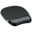 Fellowes Crystals Gel tapis souris avec repose-poignet, noir