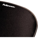 Fellowes Crystals Gel muismat met polssteun, zwart