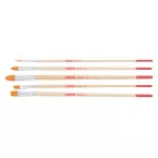 Royal Talens Art Creation Brush Set, Round and Flat Synthetic, Set of 5 Brushes