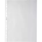 Pergamy A4 Punched Pockets 11 Holes Embossed 60 Micron PP Pack of 100 Pieces