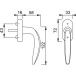 Hoppe Atlanta Secustik 90 Degree Tilt and Turn Window Handle 32-42 mm Polished Brass with 2 M5x45 & 50 Screws per piece