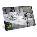 Metalen plaat in retrostijl voor Festool machines / pce