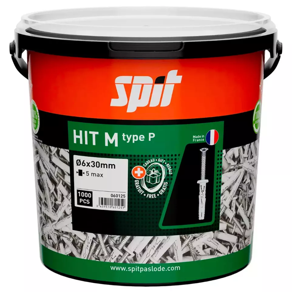 Hit Inklopdeuvels -  Ø 6x30mm / 1000pce