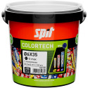 Seau 250 vis + chevilles  Spit Color Tech 6x35mm / pce