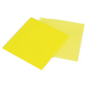 Pergamy Transparent Sticky Notes 76 x 76 mm 50 Sheets Yellow