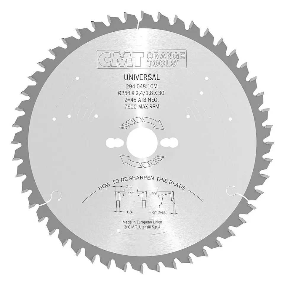 Lame de scie universelle CMT 254x30 -...