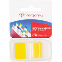 Pergamy index tabs 43 x 25 mm yellow