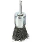 Brosse pinceau métallique 25mm sur tige 6mm / PCE