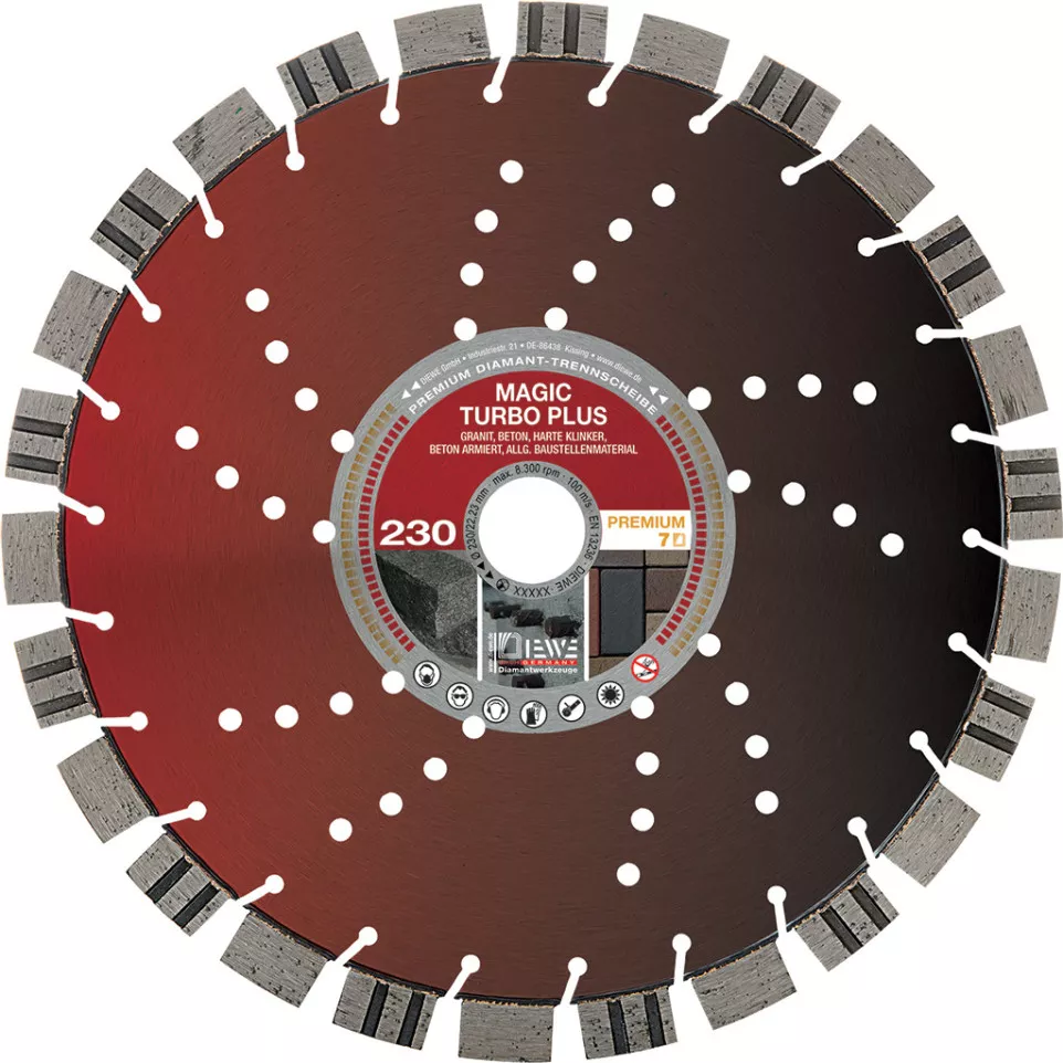 Disque diamant  DEWE 400mm x 25.4 -...