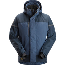 Waterdichte winterjas met kap- 1112 - marine - Snickers - XXL / pce