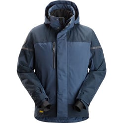 Waterdichte winterjas met kap- 1112 - marine - Snickers - M / pce