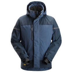 Waterdichte winterjas met capuchon - 1112 - marine - Snickers - S / pce