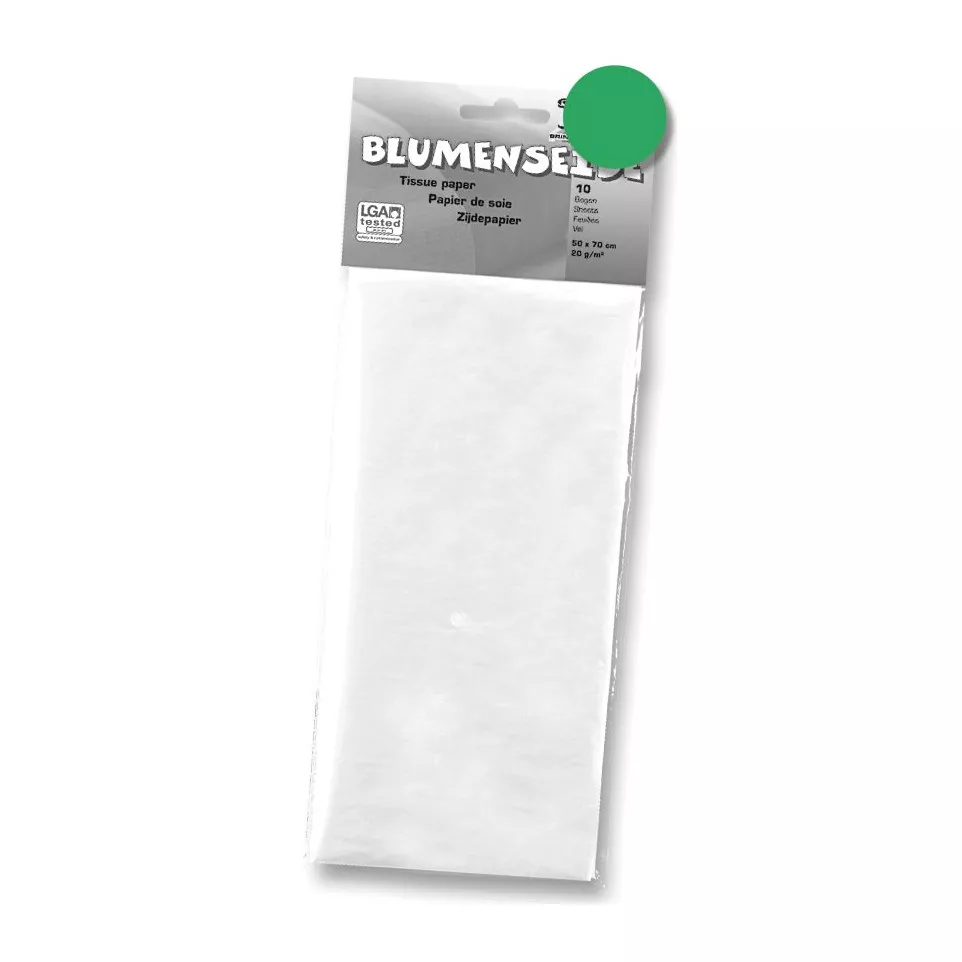 Folia zijdepapier groen