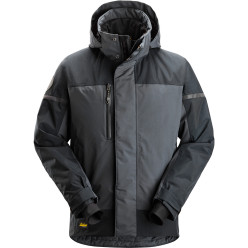 Veste hiver capuche imperméable - 1112 - gris/noir - Snickers - L / pce