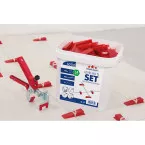Set Level-Fix TL Set / 100 clips 1,5mm + 100 calles + pince / pce