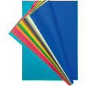 Folia Assorted Colored Tissue Paper Sheets dark blue white light green purple black brown yellow