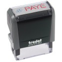Trodat tekststempel Printy Line tekst: PAYE