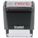 Trodat tekststempel Printy Line tekst: PAYE