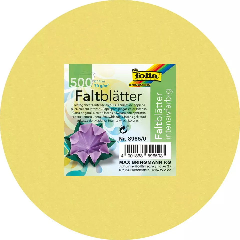 Folia vouwpapier, ft diameter 15 cm,...