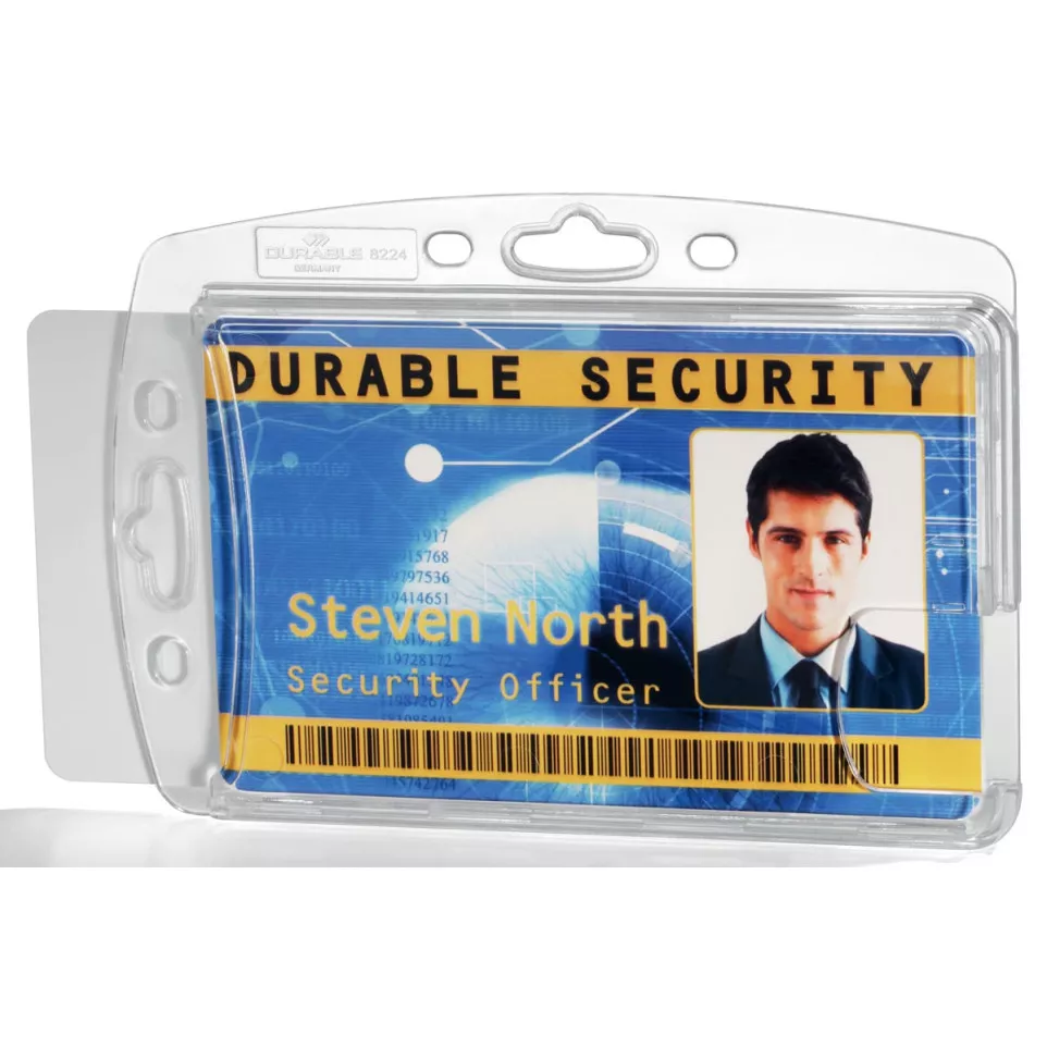 Durable Card Holder, Size 54 x 85 mm,...