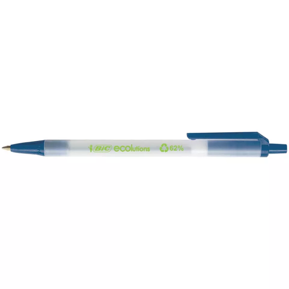 Bic balpen ECOlutions  Clic Stic blauw