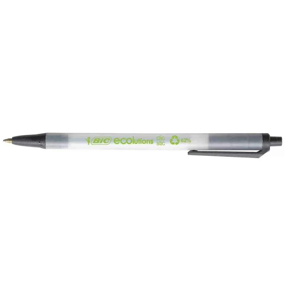 Bic balpen ECOlutions  Clic Stic zwart