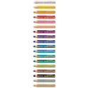 STABILO woody 3in1 crayon de couleur, étui de 10 pièces en couleurs assorties