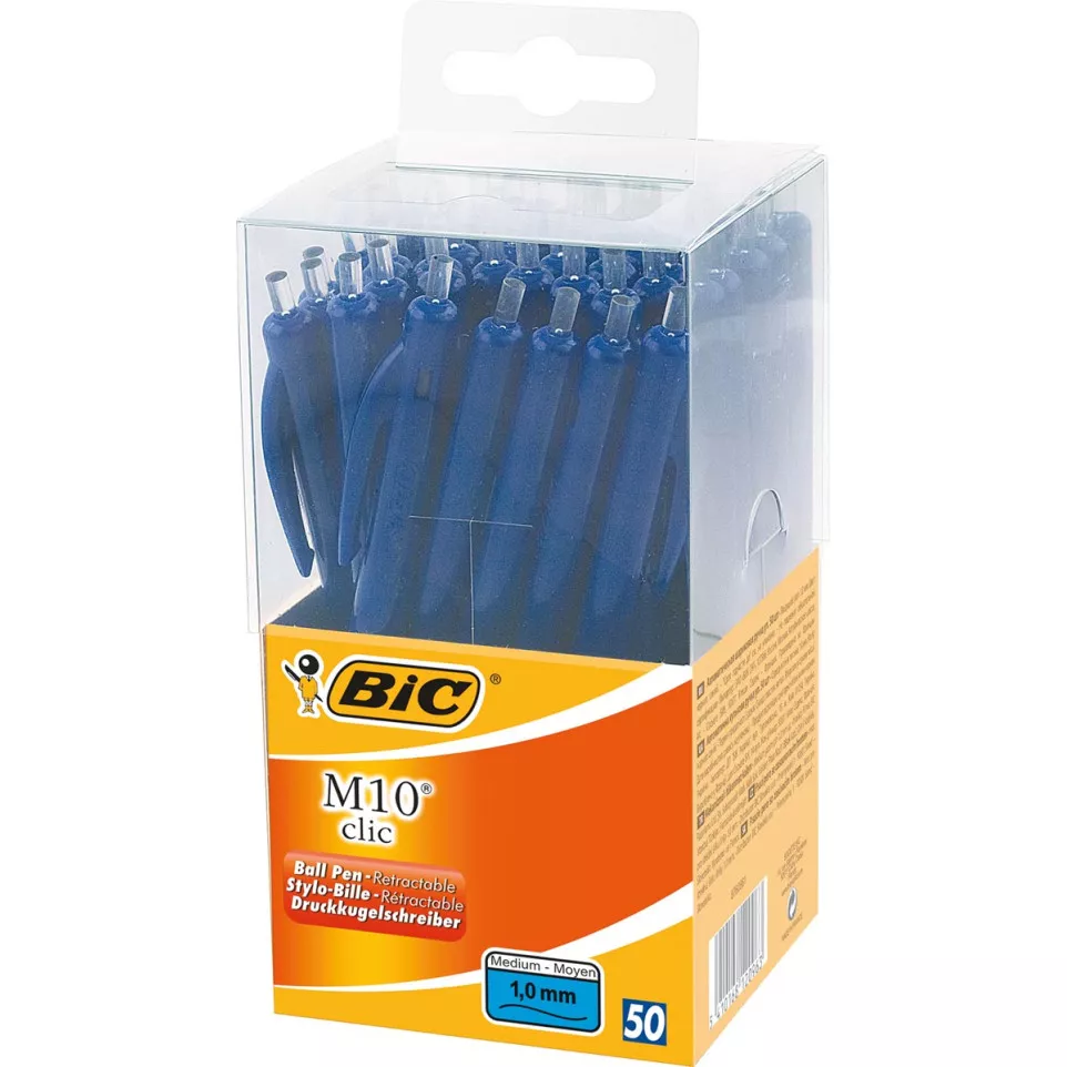 Bic stylo bille M10 Clic, boîte de...