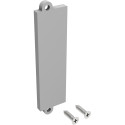 Grey PVC End Caps for DEOLINE Architectural LED Profile Marker 2pcs