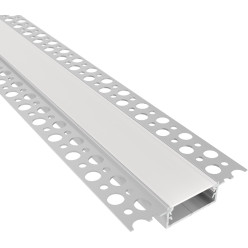Profil Led DEOLINE XL architectural alu anodisé+cover opal / 3m