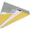 DEOLINE XL Architectural Anodized Aluminum LED Profile with Opal Cover, 3m