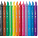Maped waskrijt Color'Peps Wax, doos van 12 stuks in geassorteerde kleuren